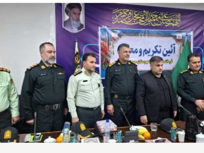 تکریم و معارفه فرمانده انتظامی شهرستان مسجدسلیمان برگزار شد/ سرهنگ علی عباسی فرمانده انتظامی مسجدسلیمان شد