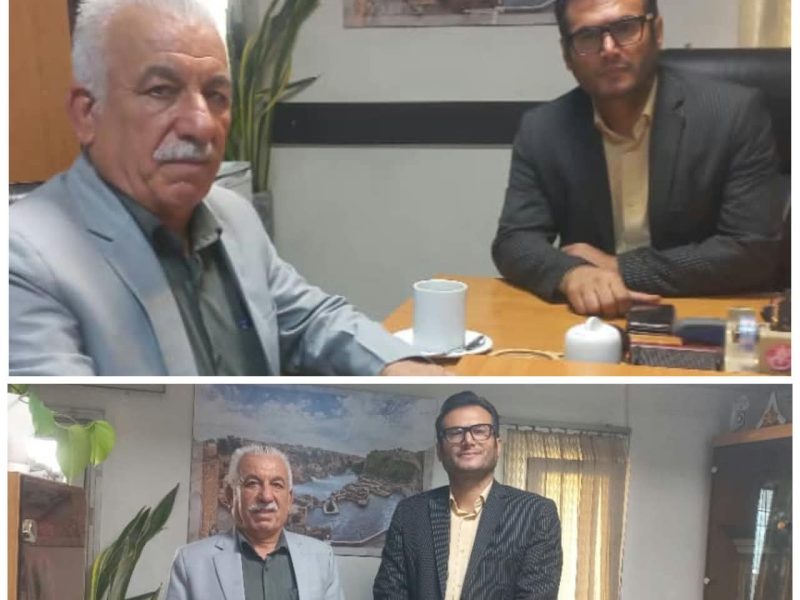 دیدار شهردار عنبر با معاون خدمات شهری سازمان شهرداری‌ها و دهیاری‌های کشور